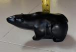 Vintage Polar Bear Soapstone Carving - 4.5”