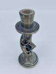 Kenya Soapstone Lizard Hut Taper Candle Holders