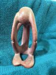 Kenyan Soapstone Carved Human Figure Sculpture