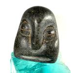 Signed Fanizani Akuda Soapstone Head Carving
