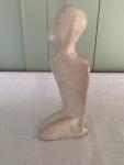 Abstract 8" Soapstone Human Sculpture Figure