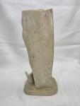Abstract Soapstone Human Face Carving