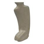 Kneeling Abstract Soapstone Human Figurine 8.5”