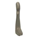 Kneeling Abstract Soapstone Human Figurine 8.5”