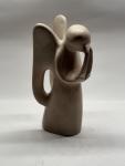 Natural Soapstone Angel Figurine Sculpture