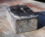 Hand Carved Soapstone Eskimo Trinket Box