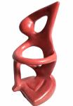 Red Soapstone Figure for Self-Love and Healing