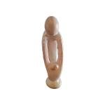 Mother and Child Soapstone Sculpture - Minimalist Art