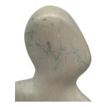 Kneeling Abstract Soapstone Human Figurine 8.5”