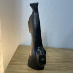 Inuit Hand Carved Soapstone Faces and Fox Head