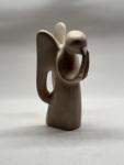 Natural Soapstone Angel Figurine Sculpture