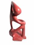 Red Soapstone Figure for Self-Love and Healing