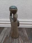 Mother and Child Soapstone Carving Figurine 8.5”