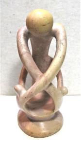 Modern Soapstone Human Figure Sculpture