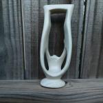 Hand-Carved Soapstone Human Pyramid Sculpture - 8.5