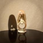 Yoga Family Soapstone Carving - 8”