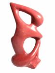 Red Soapstone Figure for Self-Love and Healing