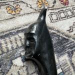 Inuit Hand Carved Soapstone Faces and Fox Head