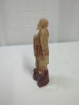Soapstone Fisherman Man Statue - 6” Tall