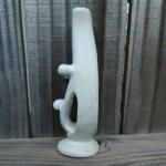 Hand-Carved Soapstone Human Pyramid Sculpture - 8.5