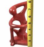 Red Soapstone Figure for Self-Love and Healing