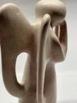 Natural Soapstone Angel Figurine Sculpture