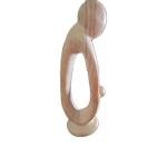 Mother and Child Soapstone Sculpture - Minimalist Art