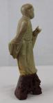 Vintage Hand Carved Soapstone Asian Man Figure