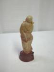 Soapstone Fisherman Man Statue - 6” Tall