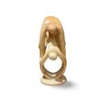 Yoga Family Soapstone Carving - 8”