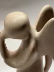 Natural Soapstone Angel Figurine Sculpture