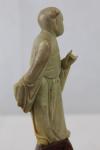 Vintage Hand Carved Soapstone Asian Man Figure
