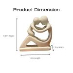 Mother and Baby Soapstone Eskimo Carving