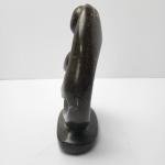 Mother and Child Soapstone Abstract Sculpture, 7" Tall