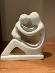 Mother and Baby Soapstone Eskimo Carving