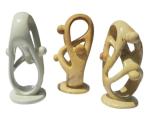 Yoga Family Soapstone Carving - 8”
