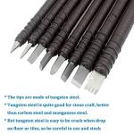 8-Piece Soapstone Carving Tool Set