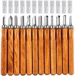 20-Piece Wood Carving Knife Set for DIY Projects