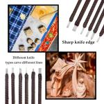 12-Piece Soapstone Carving Tool Kit with Bag