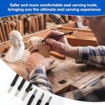 Soapstone Carving Tools Set with Leather Bag