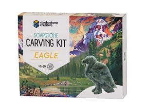 Soapstone Eagle Carving Kit for All Ages