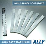 Flat Soapstone Holder with 7 Professional Pens