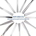 Eskimo Soapstone Carving Tool Set, 16 Pieces