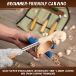 BeaverCraft Wood Carving Tools Kit with Pouch