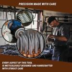 BeaverCraft Compact Wood Carving Bent Gouge K8a/14