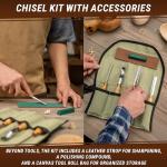 BeaverCraft Wood Carving Tools Kit with Pouch