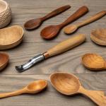 BeaverCraft Compact Wood Carving Bent Gouge K8a/14