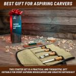 BeaverCraft Wood Carving Tools Kit with Pouch