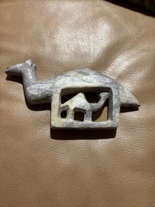 Handmade Soapstone Eskimo Figurine Carvings