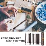 12 Piece Soapstone Carving Tool Kit
